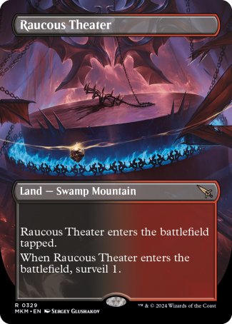 Raucous Theater proxy card MTG Murders at Karlov Manor