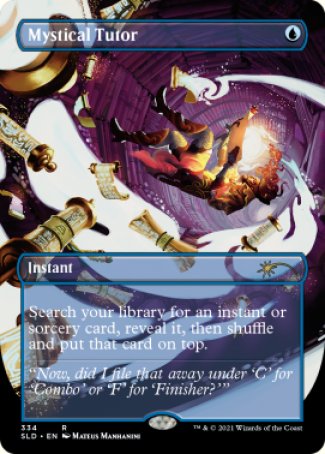 Mystical Tutor proxy card MTG Secret Lair Drop