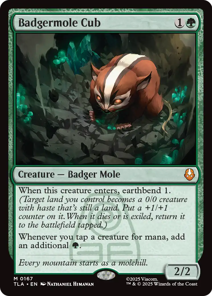 Badgermole Cub MTG proxy card