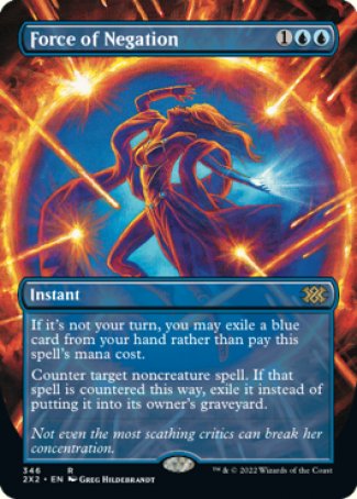 Force of Negation proxy card MTG Double Masters 2022