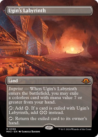 Ugin's Labyrinth proxy card MTG Modern Horizons 3