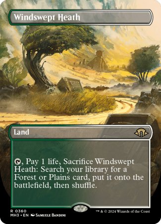 Windswept Heath proxy card MTG Modern Horizons 3