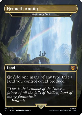 Henneth Annun // Reflecting Pool proxy card MTG Tales of Middle-earth Commander
