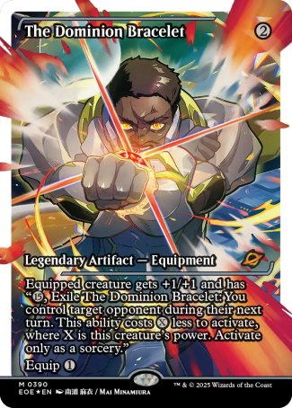 The Dominion Bracelet proxy card MTG Edge of Eternities