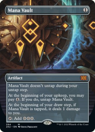 Mana Vault proxy card MTG Double Masters 2022