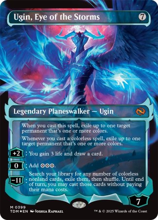 Ugin, Eye of the Storms proxy card MTG Tarkir: Dragonstorm