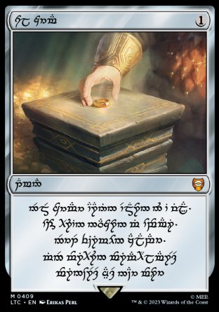 Sol Ring proxy card MTG Tales of Middle-earth Commander