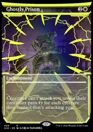 Ghostly Prison proxy card MTG Secret Lair Drop