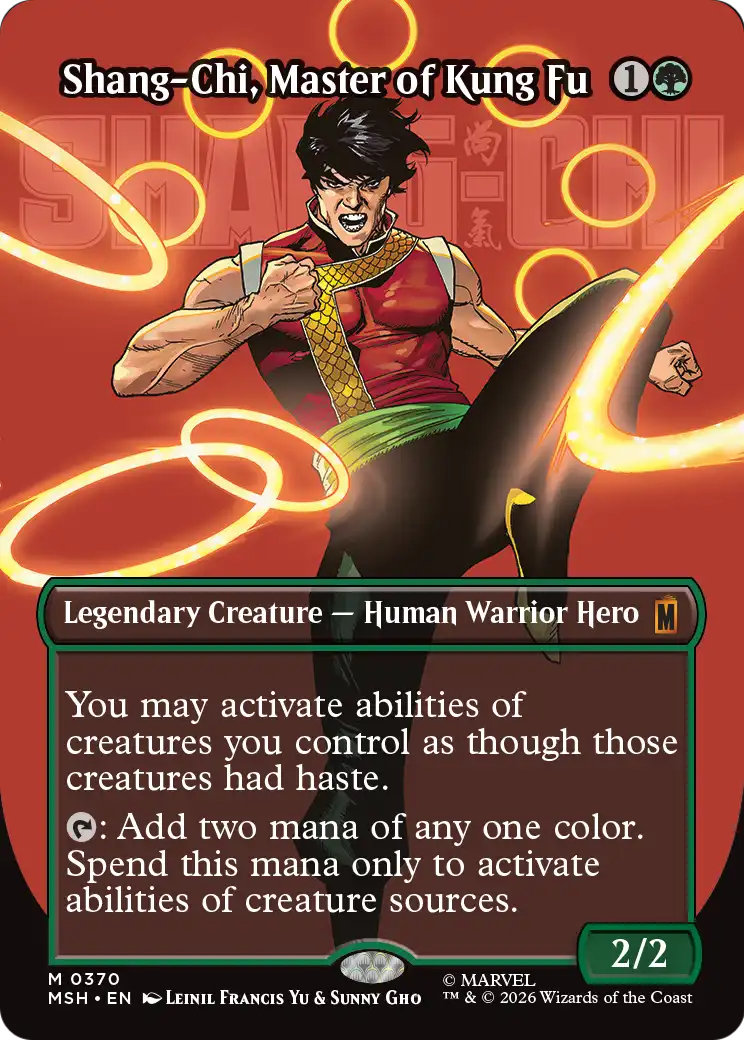 Shang-Chi, Master of Kung Fu MTG proxy card