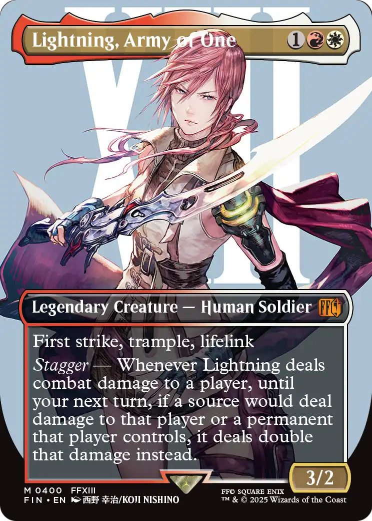 Lightning, Army of One MTG proxy card