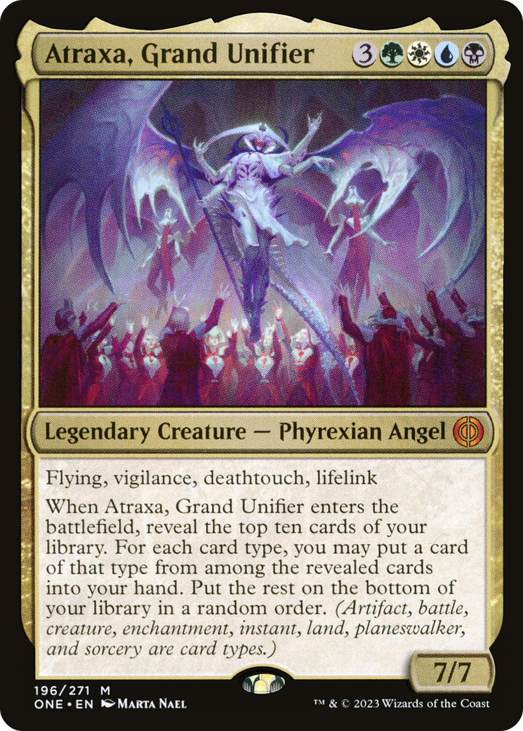 Atraxa, Grand Unifier MTG proxy card