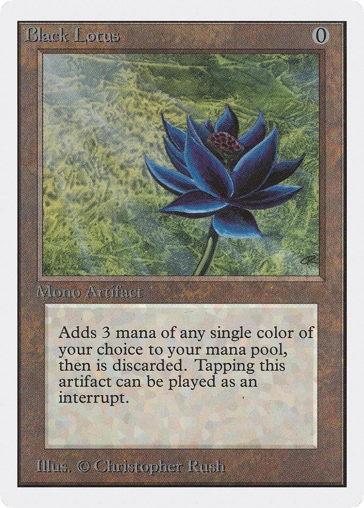 Black Lotus MTG proxy card