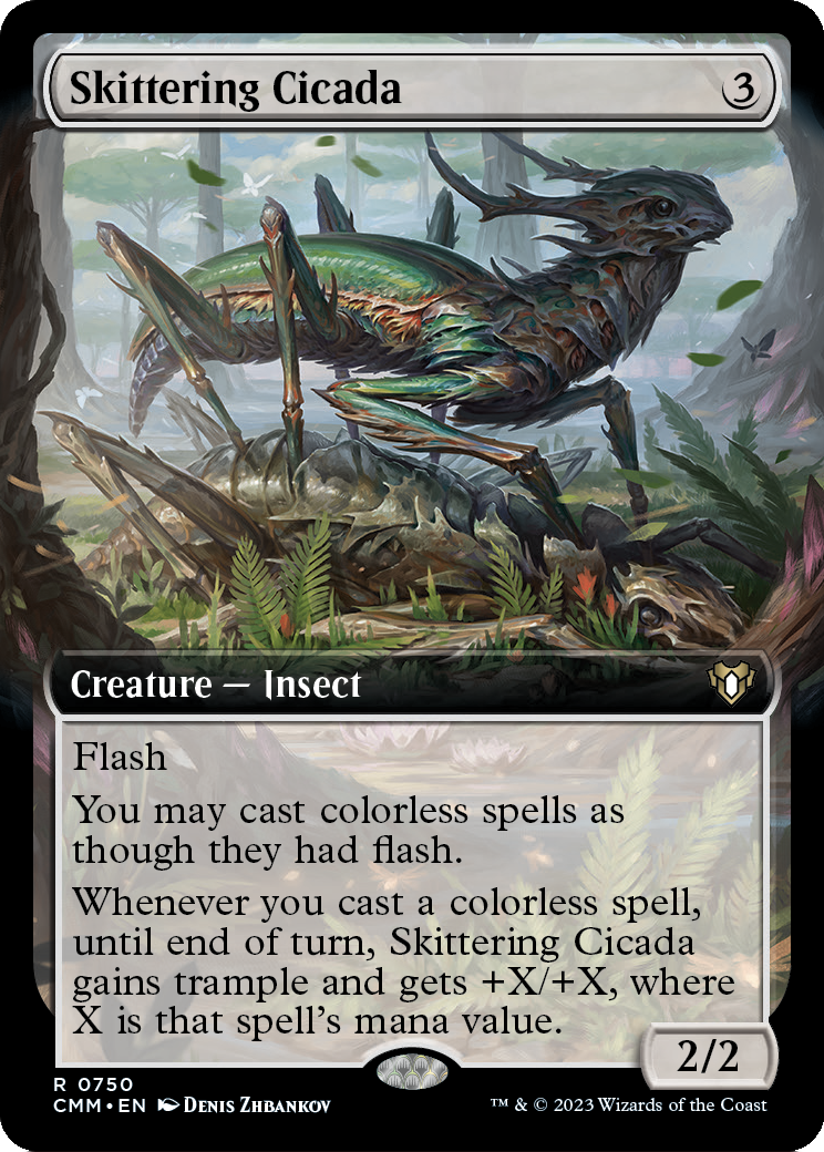 Skittering Cicada MTG proxy card
