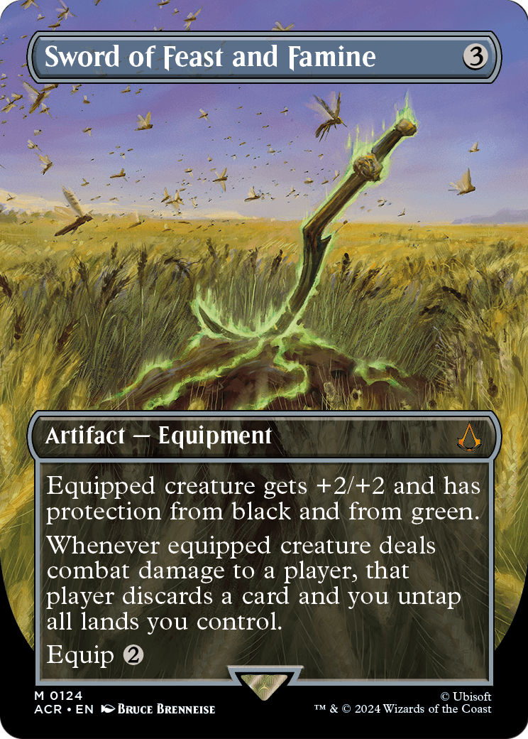 Sword of Feast and Famine MTG proxy card