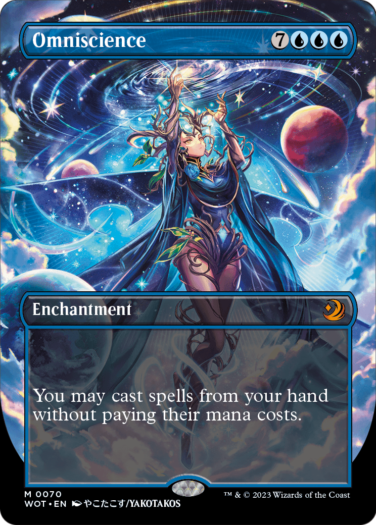 Omniscience MTG proxy card