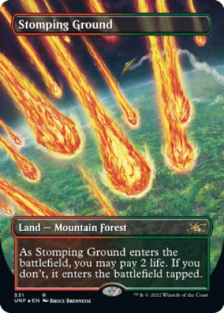 Stomping Ground proxy card MTG Unfinity
