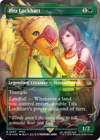 Tifa Lockhart proxy card MTG Final Fantasy