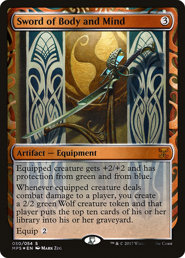 Sword of Body and Mind MTG proxy card