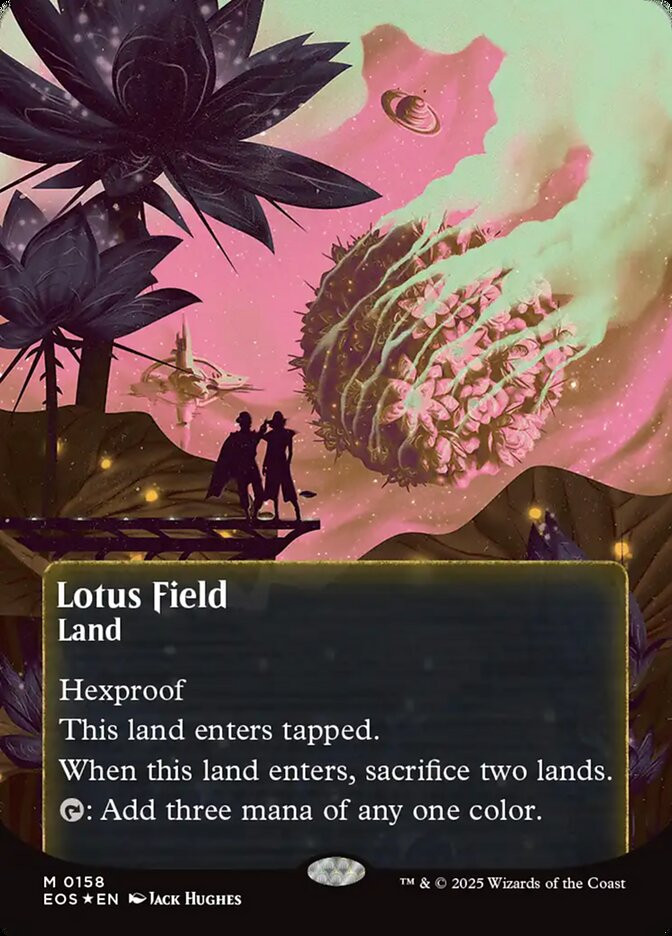 Lotus Field MTG proxy card