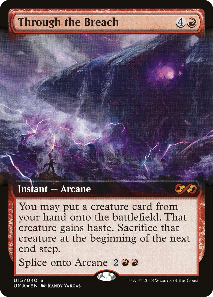Through the Breach MTG proxy card