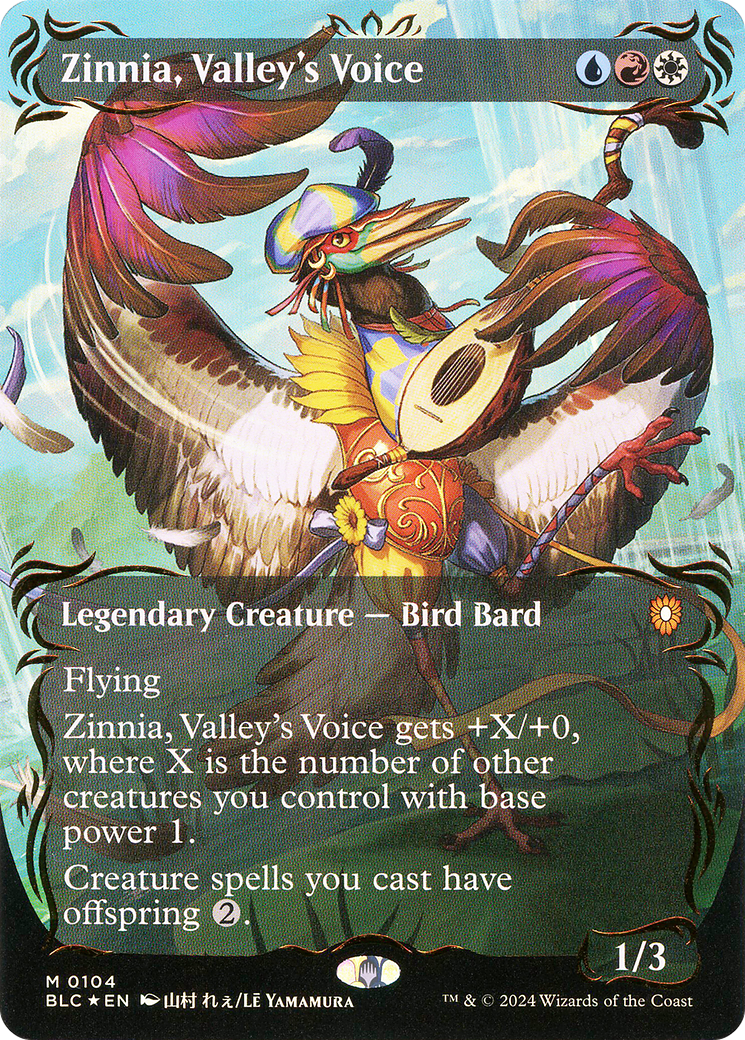 Zinnia, Valley's Voice MTG proxy card