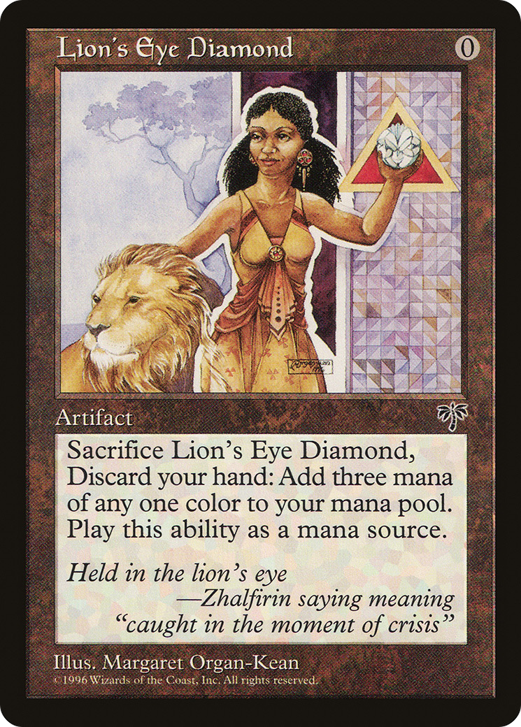 Lion's Eye Diamond MTG proxy card