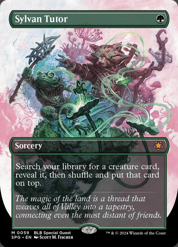 Sylvan Tutor MTG proxy card
