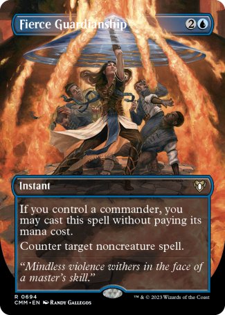 Fierce Guardianship proxy card MTG Commander Masters