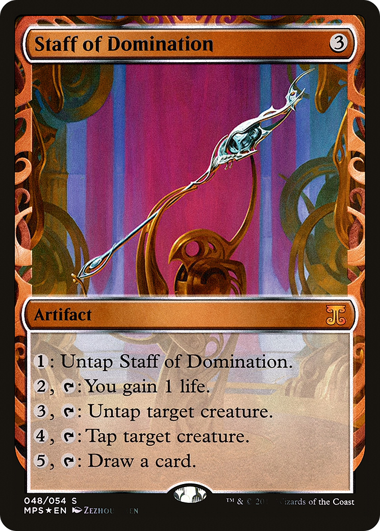 Staff of Domination MTG proxy card