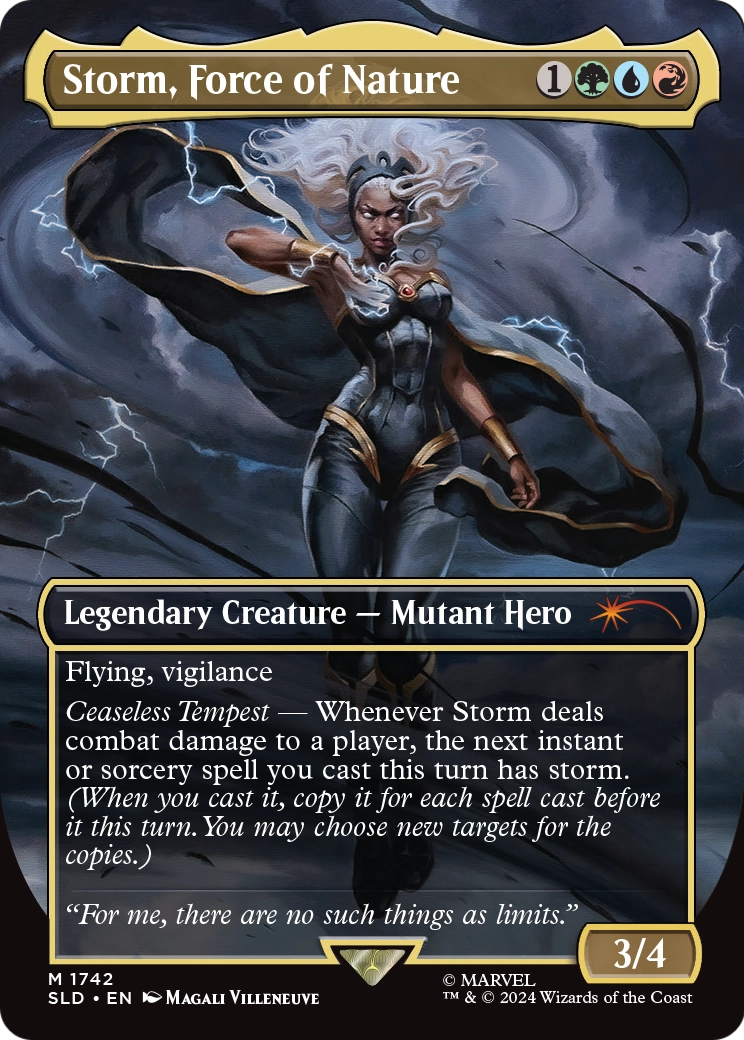 Storm, Force of Nature MTG proxy card