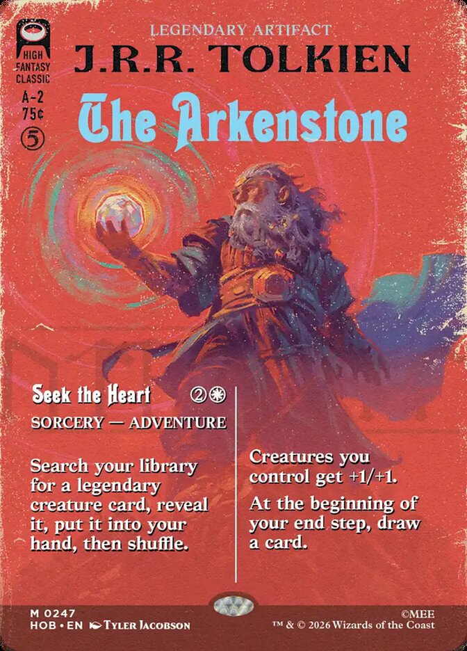 The Arkenstone // Seek the Heart MTG proxy card
