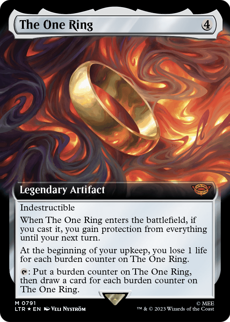 The One Ring MTG proxy card