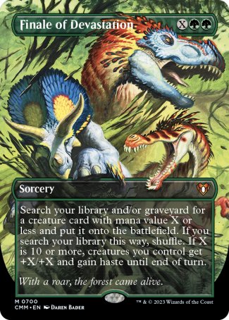 Finale of Devastation proxy card MTG Commander Masters