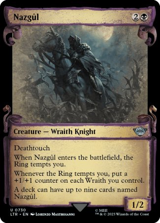 Nazgul proxy card MTG The Lord of the Rings: Tales of Middle-earth