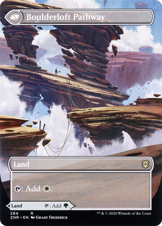 Boulderloft Pathway - back face MTG proxy card