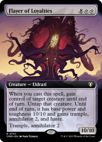 Flayer of Loyalties proxy card MTG Commander Masters