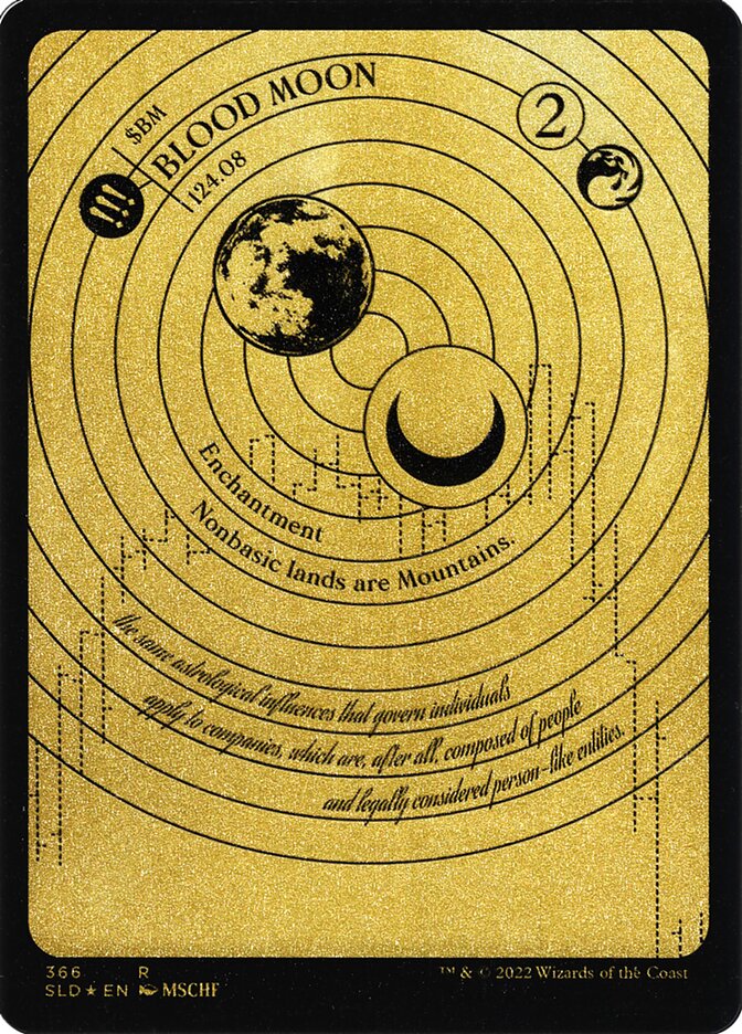 Blood Moon MTG proxy card