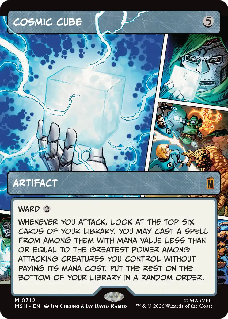 Cosmic Cube MTG proxy card
