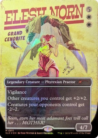 Elesh Norn, Grand Cenobite proxy card MTG Secret Lair Drop