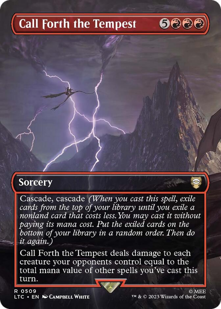Call Forth the Tempest MTG proxy card