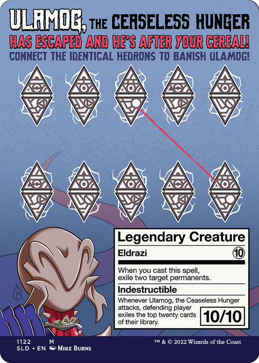Ulamog, the Ceaseless Hunger - back face MTG proxy card