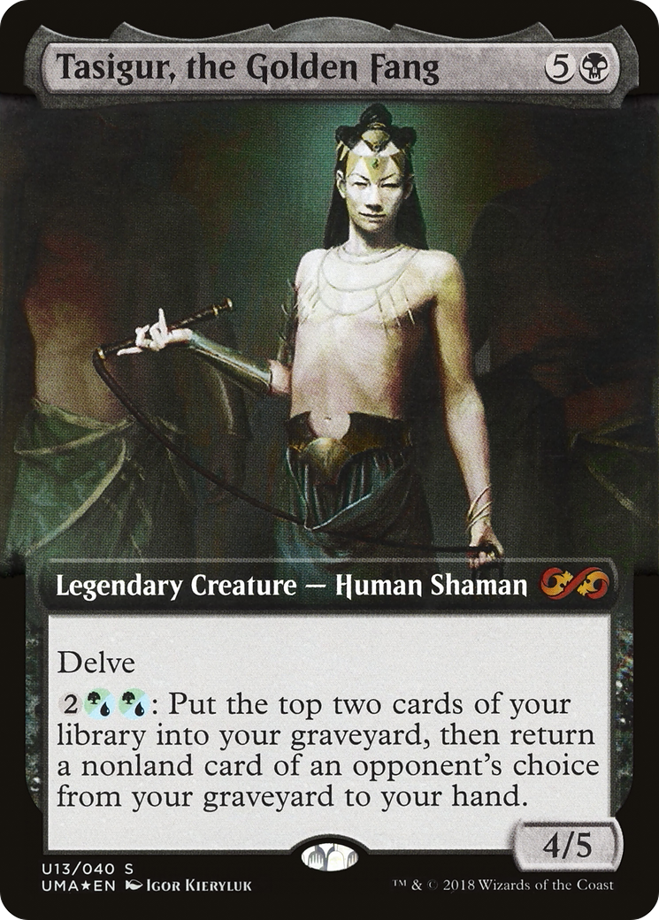 Tasigur, the Golden Fang MTG proxy card