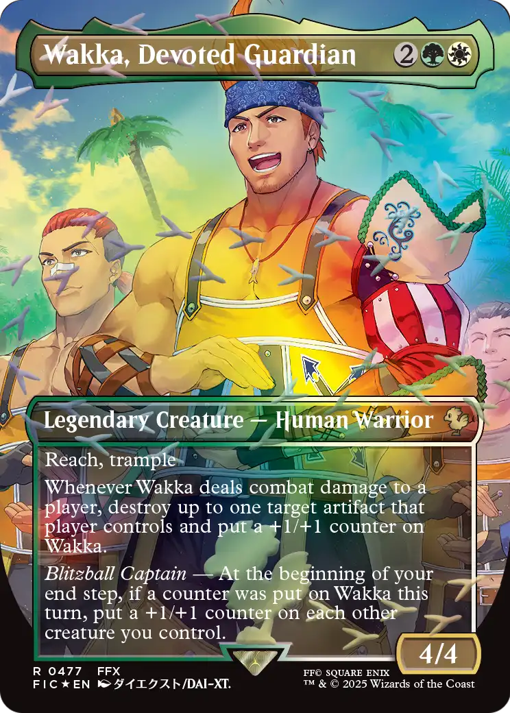 Wakka, Devoted Guardian MTG proxy card