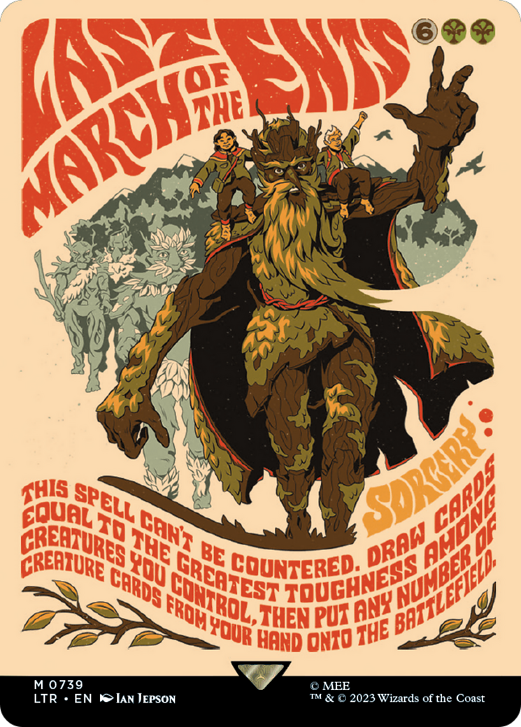 Last March of the Ents MTG proxy card