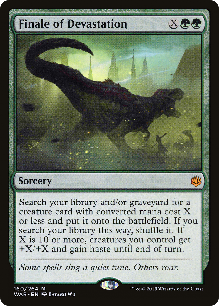 Finale of Devastation MTG proxy card