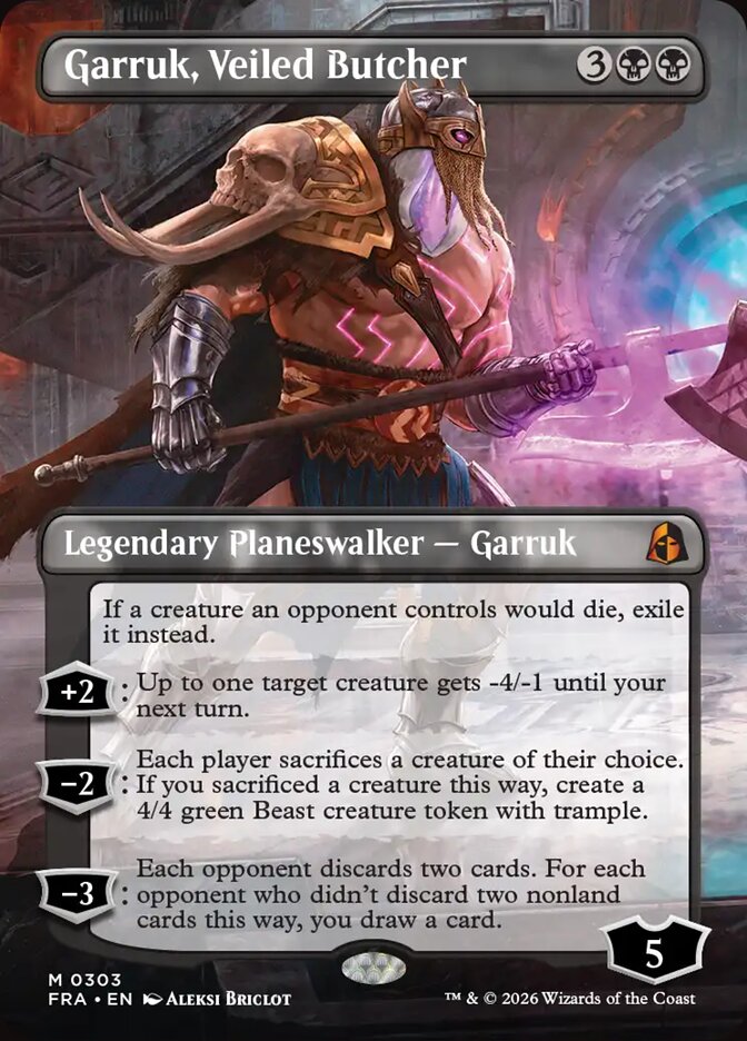 Garruk, Veiled Butcher MTG proxy card