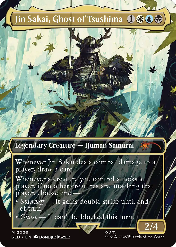 Jin Sakai, Ghost of Tsushima MTG proxy card