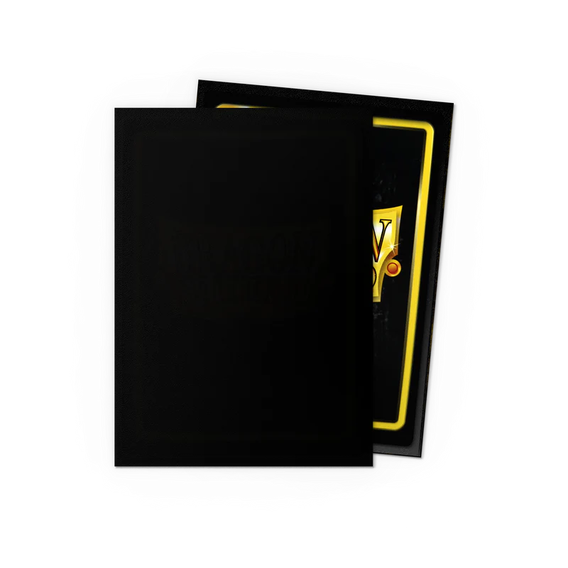 Dragon Shield Matte Black Sleeves 100 standard size card sleeves