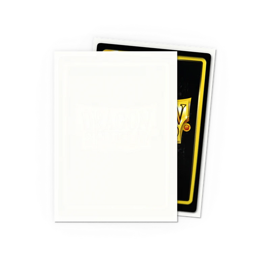 Dragon Shield Matte White card sleeves 100 standard size sleeves 63x88 mm