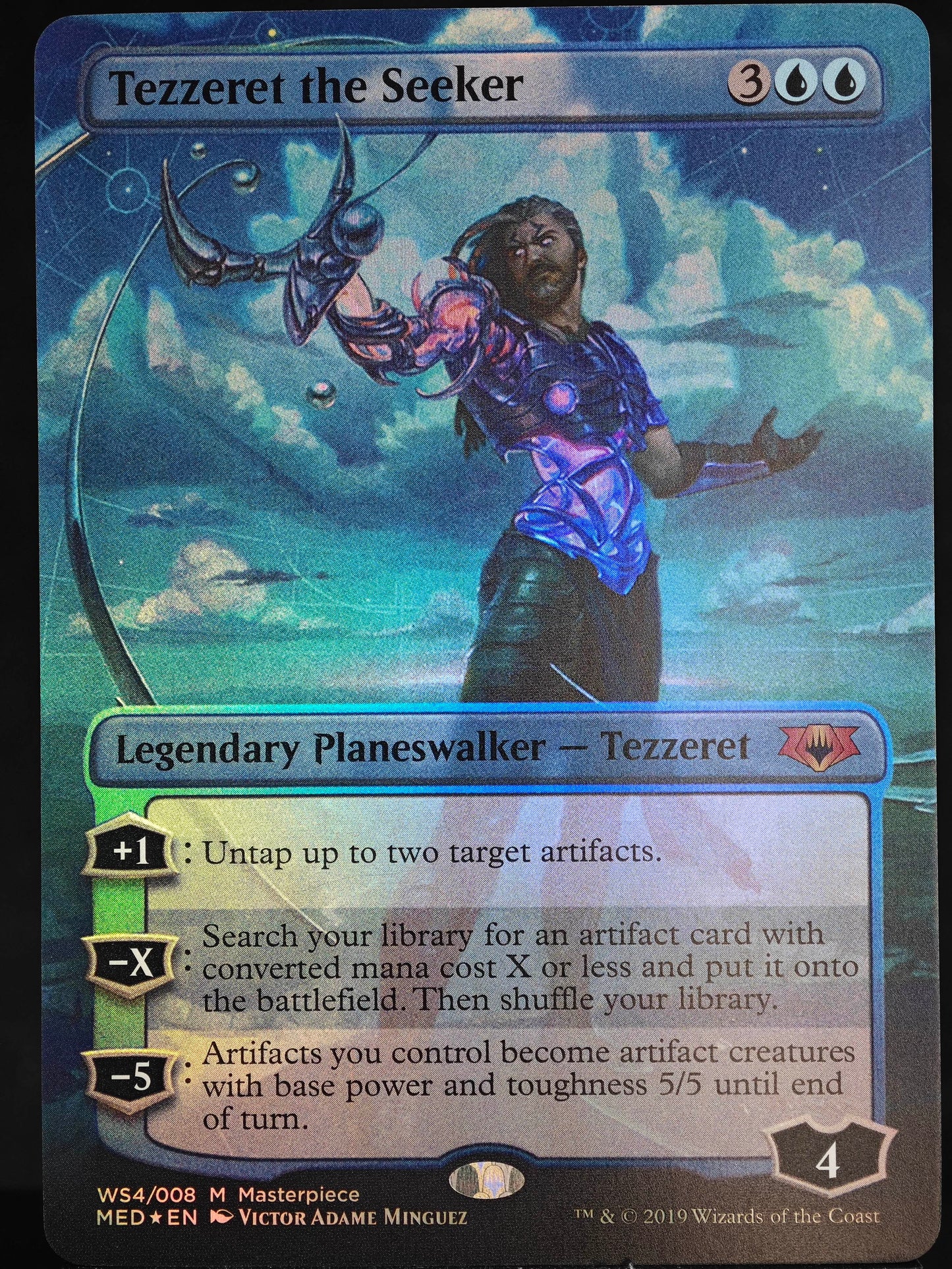 Tezzeret the Seeker proxy card MTG Mythic Edition